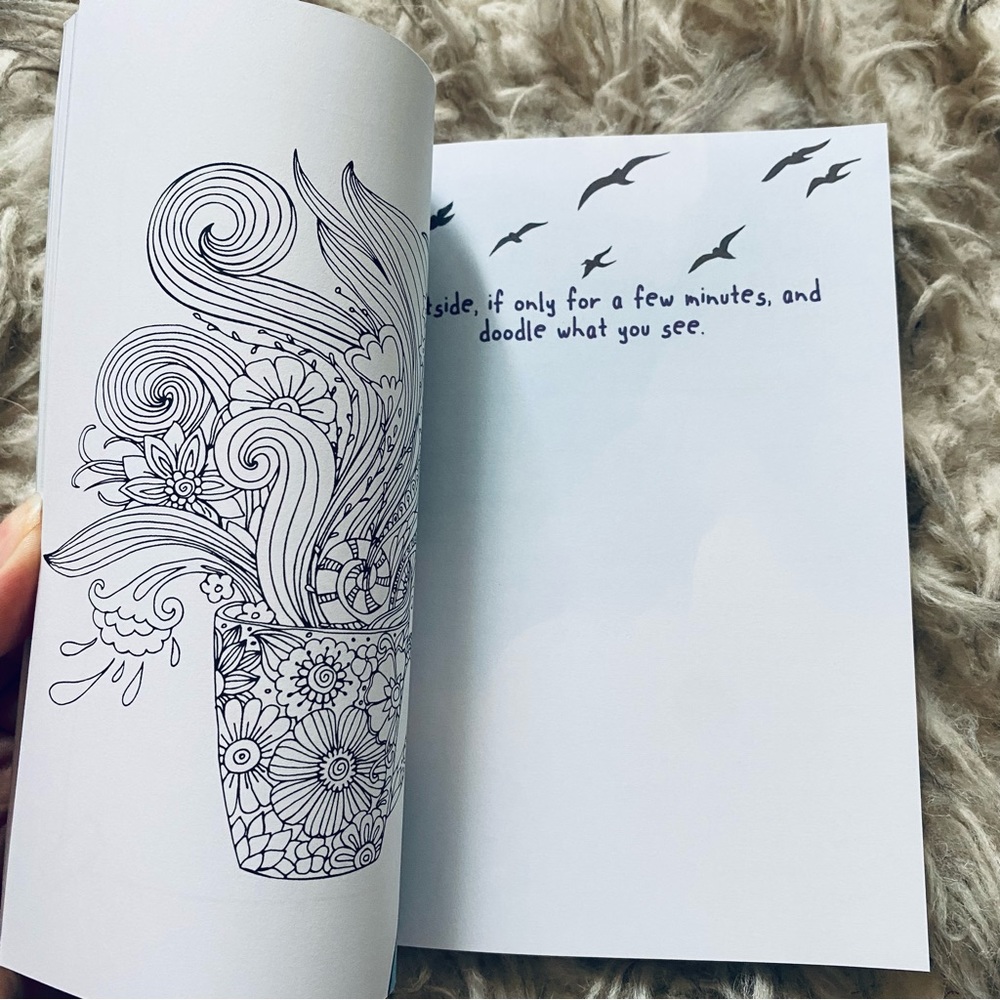 Sweatpants & Coffee The Anxiety Blob Comfort & Encouragement Journal Book NEW - Picture 4 of 8
